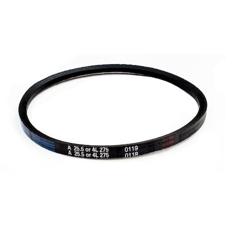 D&D A25.5/4L275 Classical V-Belt, 27 1/2 in Outside Length, 1/2 in Top Width, 1 Ribs A25.5/4L275